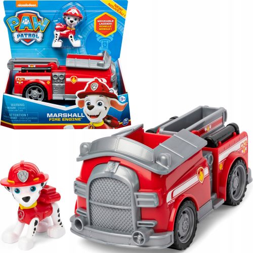  PAW PATROL MARSHALL FIGURA VEICOLO CAMION DEI POMPIERI, PAW Patrol