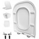  Sedile WC Perfecto ovale, duroplast bianco