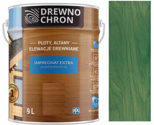  Impregnante per legno Drewnochron 265613 verde 9 l