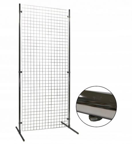 Supporto per griglia con griglia da negozio 200x80 CM