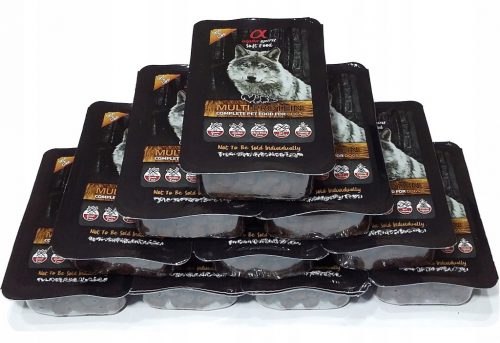  Alpha Spirit MULTIPROTEIN Food 10x200g Cibo per cani semimorbido