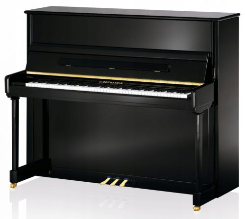  Pianoforte C. Bechstein Elegance 124, nero lucido