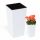  Vaso da fiori Lamela 30 cm x 30 x 57 cm diametro 30 cm plastica bianca