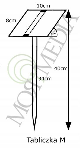  Placca autoportante bianca 100 x 40 cm 10 pz.