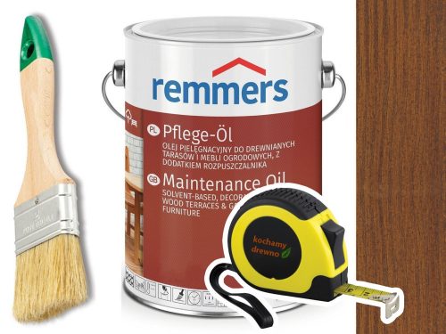 Remmers Pflege-Ol olio per legno da terrazza NOCE 5L