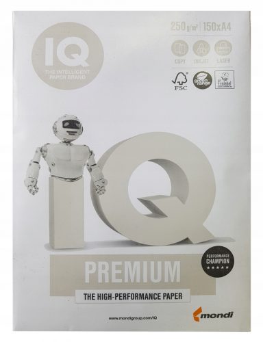  Carta da ufficio IQ, formato A4, 250 g, 150 fogli