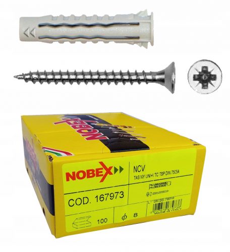 Spine universali Prien 8 x 40 mm 100 pz.