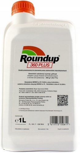 Roundup 360 Plus 1 litro totale per gramigna