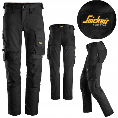 Pantaloni da lavoro lunghi Snickers Pantaloni da lavoro per la salute e la sicurezza sul lavoro Snickers 6341 Stretch taglia 48