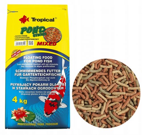 Tropical Pond Sticks Mangime misto per pesci 50 l 4 kg