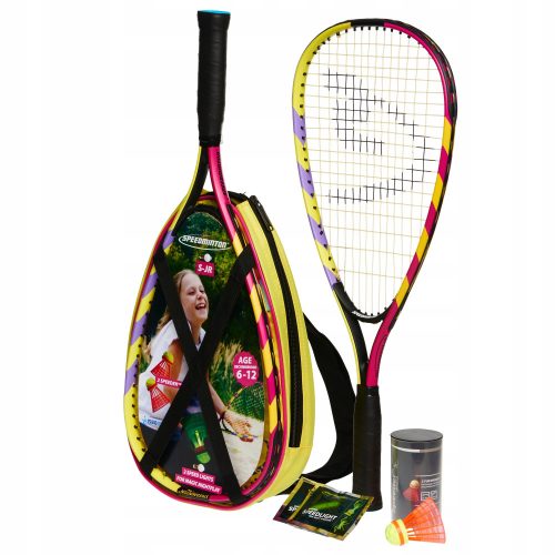 Un set di racchette Speedminton con volano