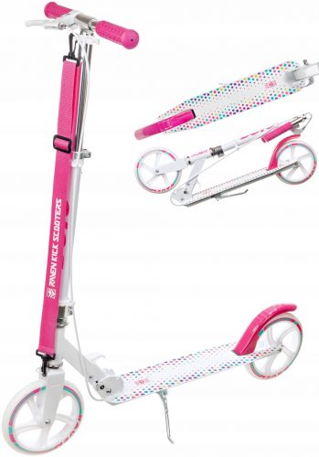  Scooter a due ruote Raven 612701 Bianco, Rosa