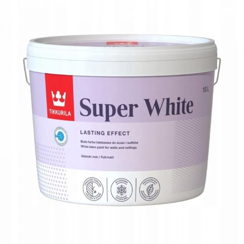 Pittura murale al lattice Tikkurila 10 l, BIANCO opaco