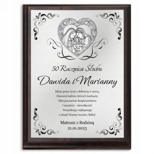  dayDream PNRS-202 cornice di auguri per il 40° anniversario di matrimonio 20x25 cm