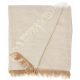 Copriletto in cotone Supreme Style 180 cm x 260 cm beige, crema