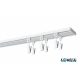 BINARIO DA SOFFITTO DOPPIO 240 cm con clips SLIM