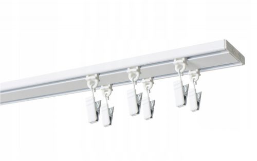 BINARIO DA SOFFITTO DOPPIO 320 cm con clip SLIM