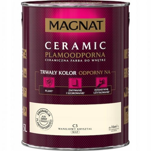 Pittura murale ceramica Magnat 5 l C3 Cristallo vaniglia opaco