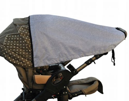  Ombrello per passeggino Bomix, 67 cm, grigio