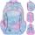  Zaino scuola multiscomparto ST.RIGHT Sfumature di blu, Sfumature di rosa, Multicolor 20 l