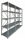 Scaffale da magazzino in metallo DODAS 195 x 275 x 50 cm max 150 kg per ripiano