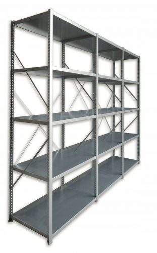 Scaffale da magazzino in metallo DODAS 195 x 275 x 50 cm max 150 kg per ripiano