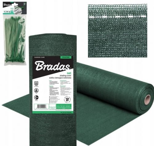 Bradas AS-CO13515050GR rete ombreggiante verde 1,5x50 mt