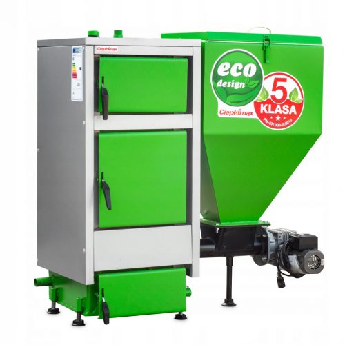  Forno in acciaio Cieplomax per carbone eco-pisello, pellet da 10 kW