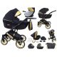  Passeggino Babe boss Uczio Gold 3in1, nero e oro