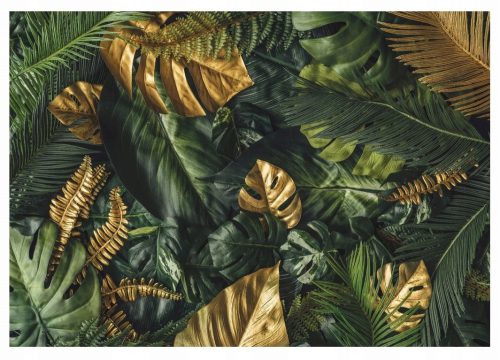 Carta da parati fotografica 3D MONSTER LEAVES WALLPAPER LIVING ROOM 520x318