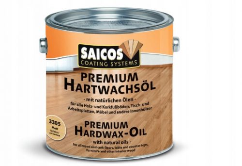 Olio di cera dura Saicos 3320 UltramattPlus 2,5L