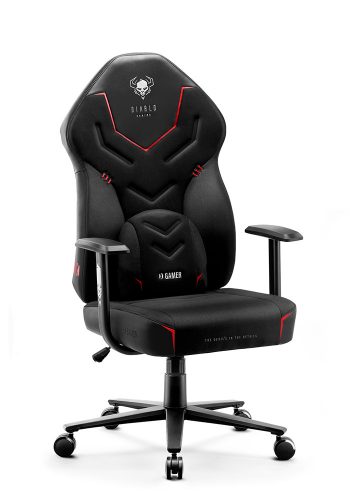  Sedia da gaming Diablo Chairs X-Gamer 2.0, tessuto nero