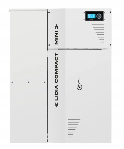  Caldaia a pellet Kozlusan Lidia Compact Mini 15kW con serbatoio laterale