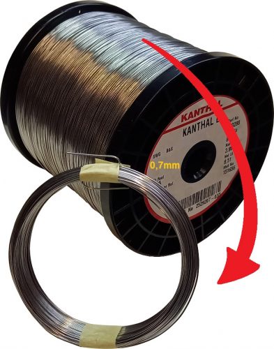 Filo di resistenza Kanthal D 0,7 - 30 m per polistirolo