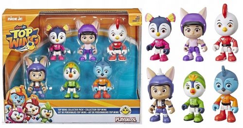  Top Wing Bird Academy Figure Set di 6 figure