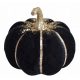  ZUCCA DECORATIVA, VELOUR, DECORAZIONE AUTUNNO, GRANDE