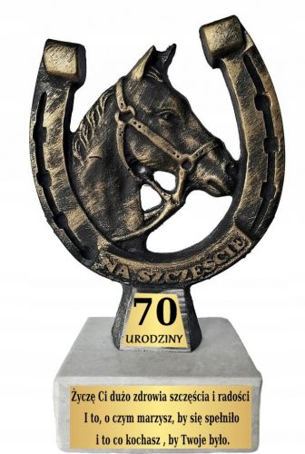  Auguri regalo per 80 anni con statuetta a ferro di cavallo