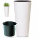 Vaso da giardino - Vaso da fiori Prosperplast Tubus Slim 30 x 30 x 57 cm bianco