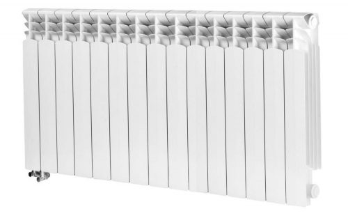 Radiatore in alluminio bianco KFA 1680 W 1200 x 572 x 90 mm - attacco inferiore