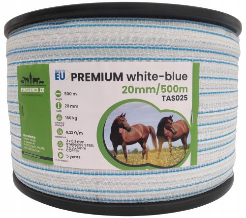 Nastro Premium Pastore Cavallo 2Cm/500M - 160Kg