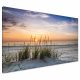 Quadro su tela spiaggia mare tramonto 100x70