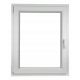 Finestra in PVC 60 X 80 / 600 X 800 RU/L bianco 24H