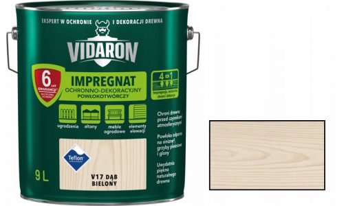 Vidaron V17 impregnante filmogeno, rovere sbiancato, 9 l