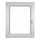 Finestra in PVC 90 X 100 / 900 X 1000 Ru/L Bianco