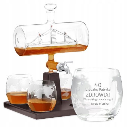  CARAFFA DA WHISKY IN REGALO CON INCISIONE