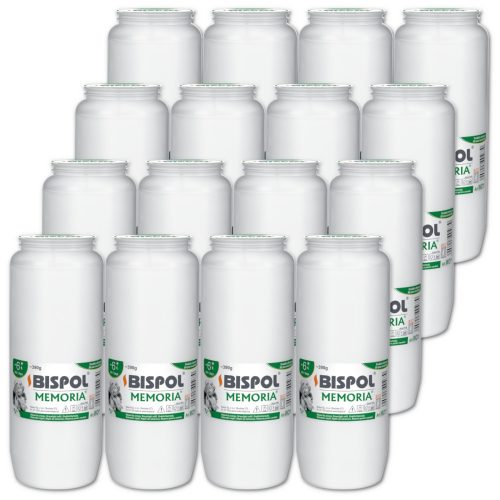 Ricariche olio per candele Bispol Memoria WO11 17,5 cm 16 pz.