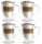 Vialli Design bicchieri cappuccino 250 ml 4 pz.