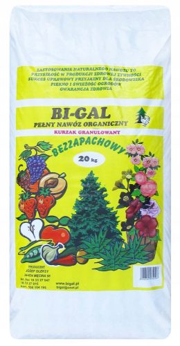  Concime organico naturale Bi-Gal granulato 20 kg