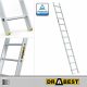 Scala Drabest 3,98 m alluminio 1 x 11 fino a 150 kg