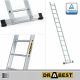 Scala Drabest 4,49 m alluminio 1 x 13 fino a 150 kg